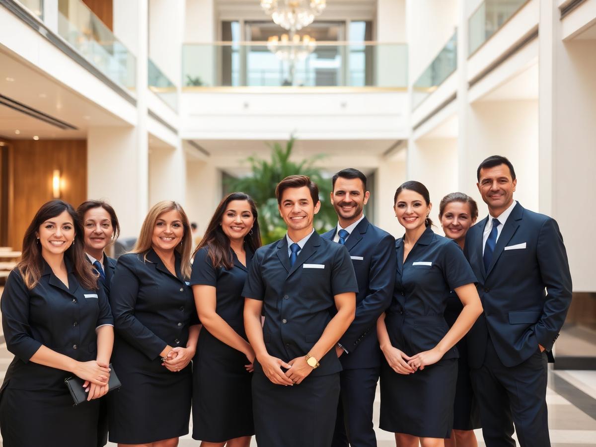 Omni Services hospitality team on duty
